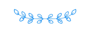 Light blue wreath graphic