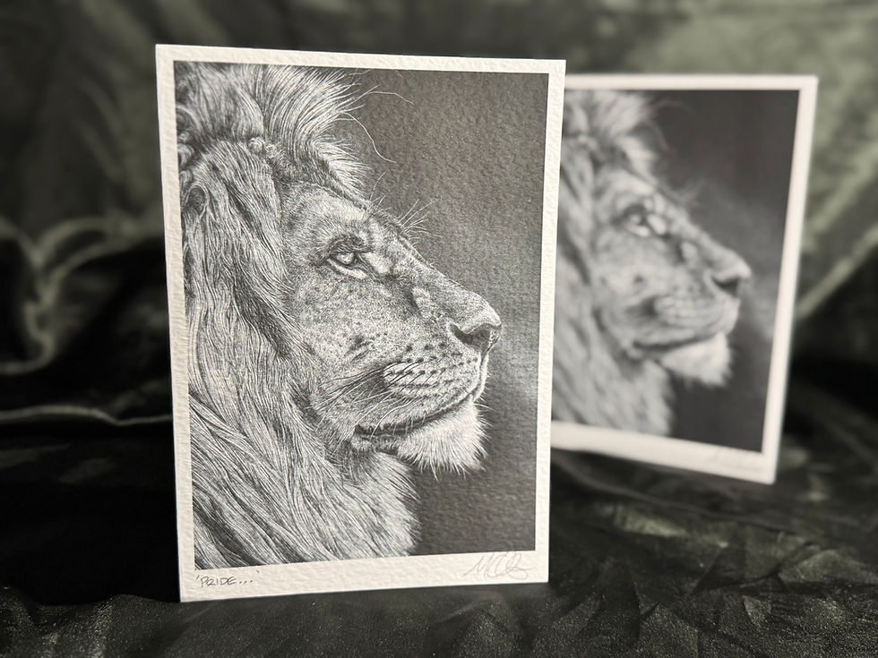 Thumbnail: 'Pride...' Signed Greetings Card