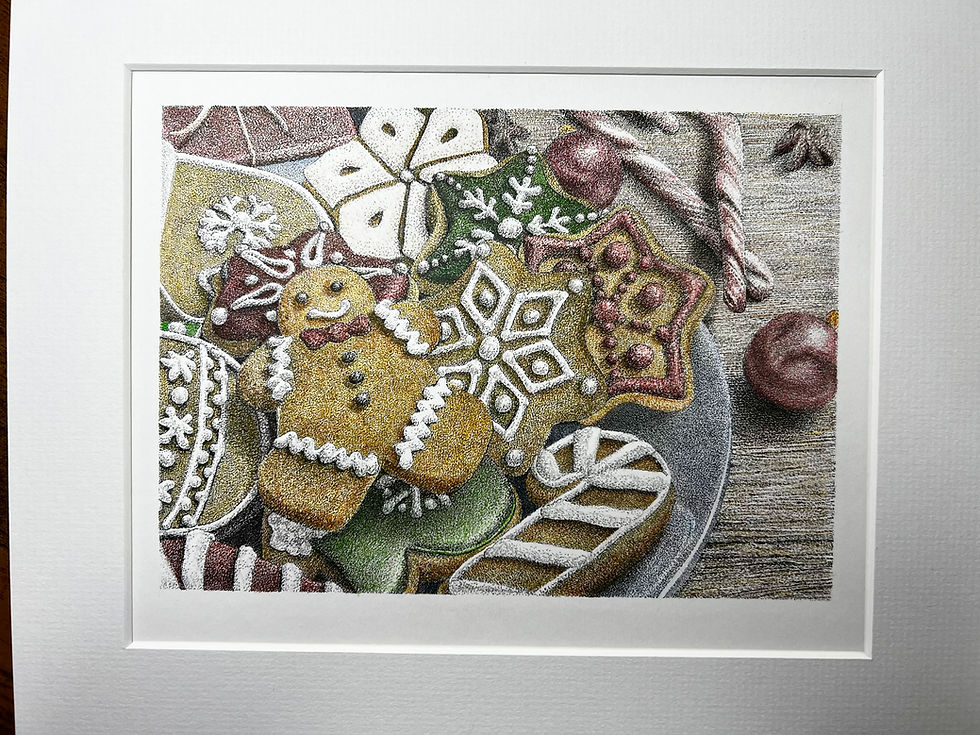 Thumbnail: 'Santa's Cheat Day...' Signed Christmas Greetings Card