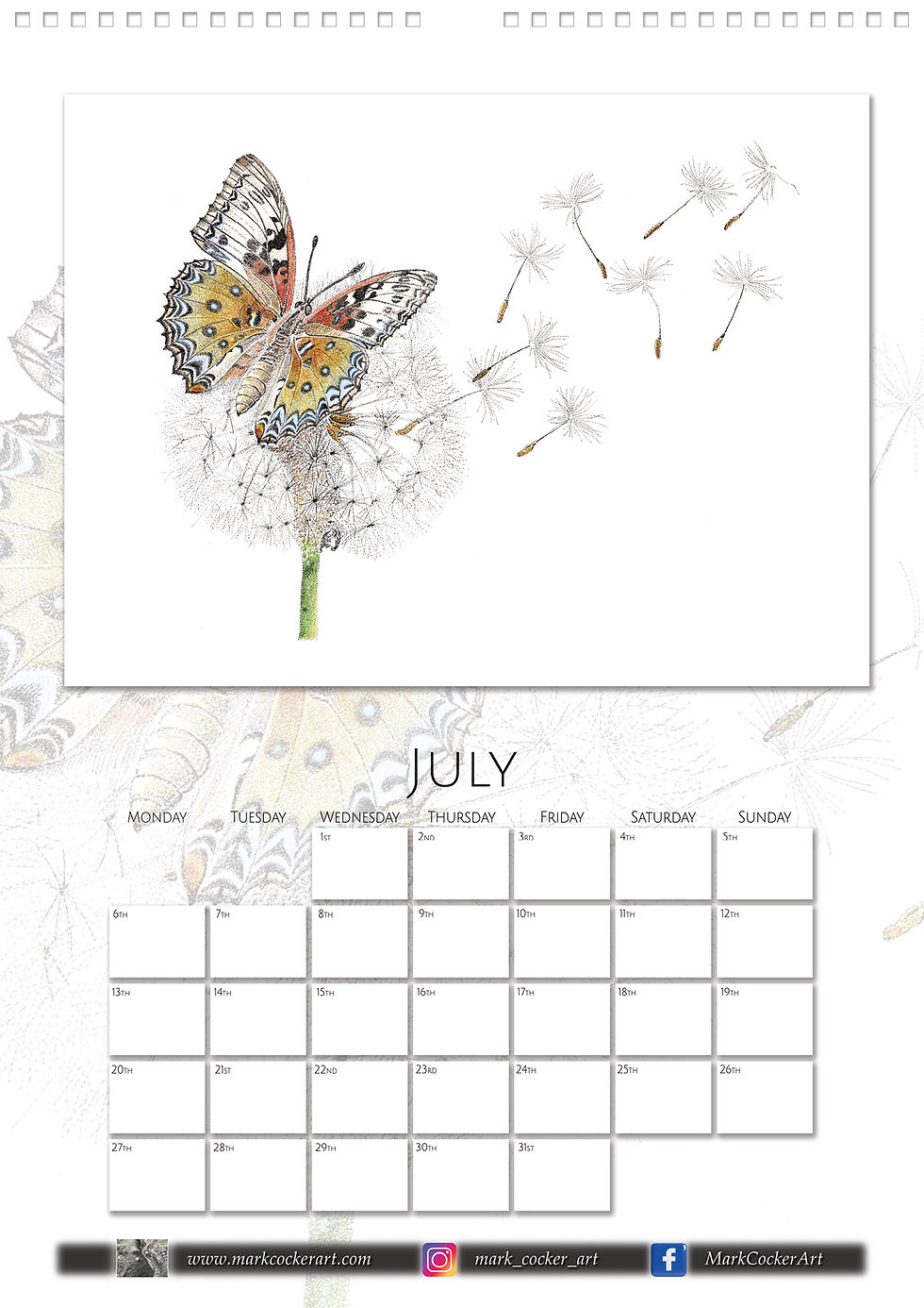 Thumbnail: Mark Cocker Art Calendar 2026