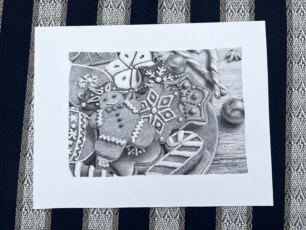 Thumbnail: 'Santa's Cheat Day...' Signed Christmas Greetings Card