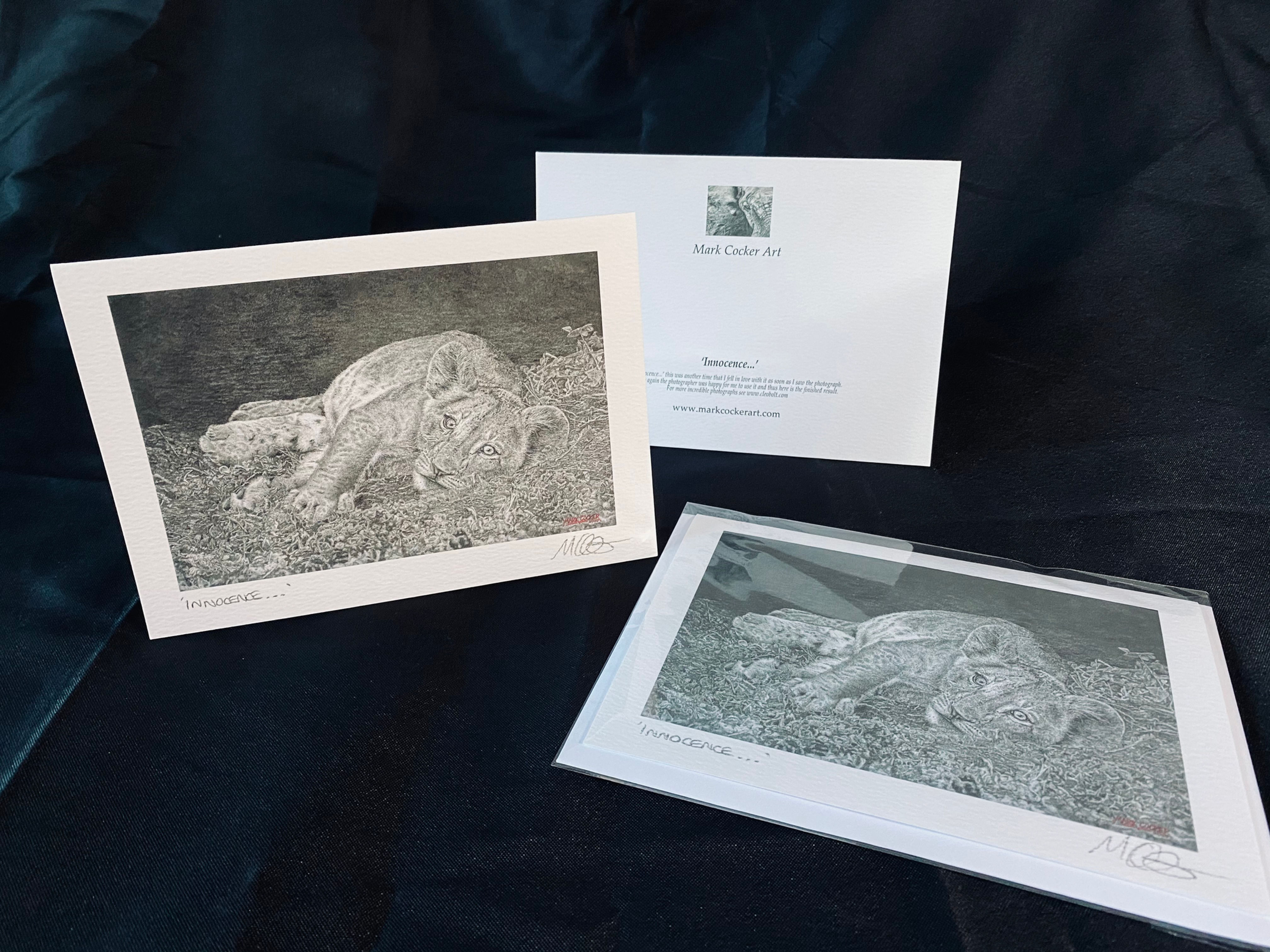 'Innocence...' Signed Greetings Card