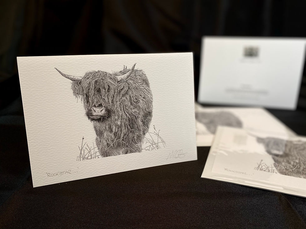 Thumbnail: 'Rockstar...' Signed Greetings Card
