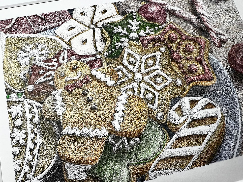 Thumbnail: 'Santa's Cheat Day...' Signed Christmas Greetings Card