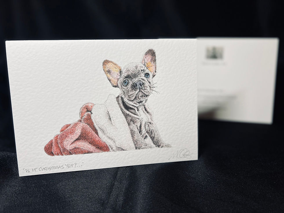Thumbnail: 'Is It Christmas Yet?...' Signed Greetings Card