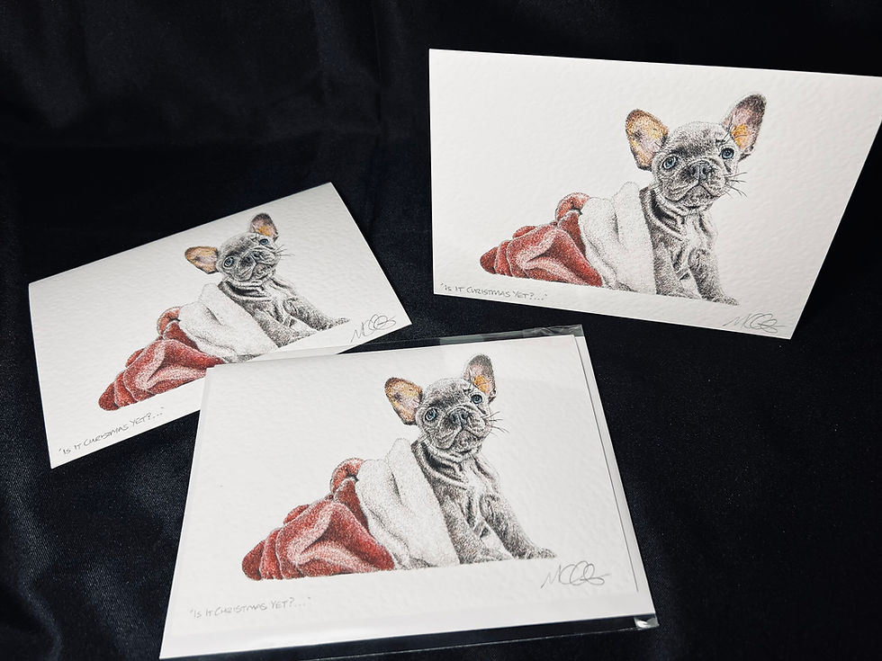 Thumbnail: 'Is It Christmas Yet?...' Signed Greetings Card