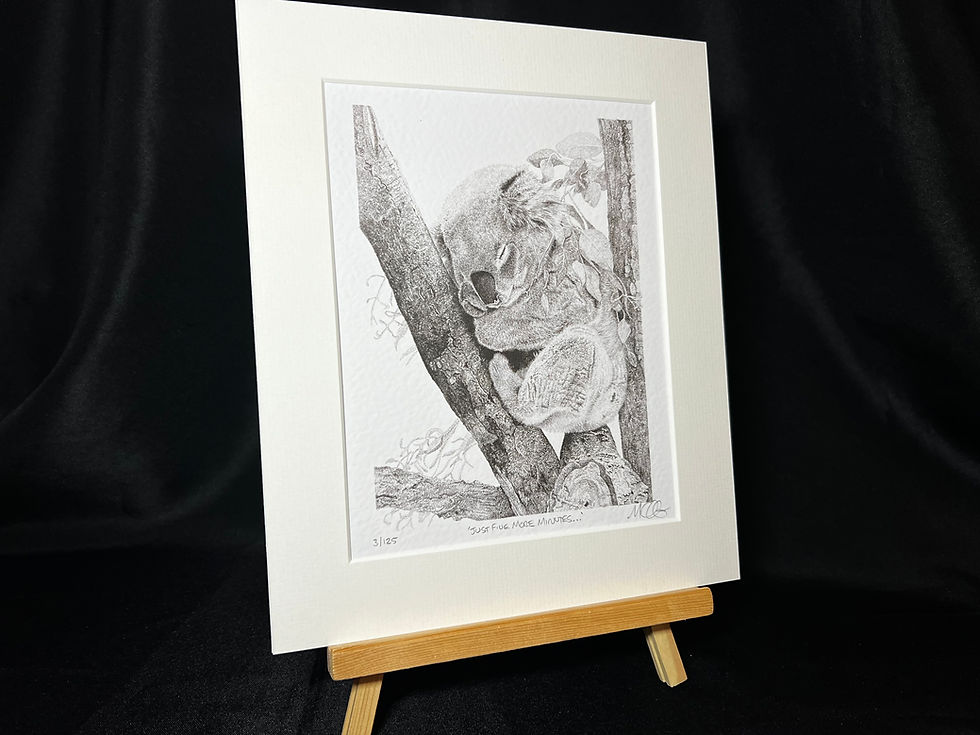 Thumbnail: 'Just Five More Minutes...' - Limited Edition Print