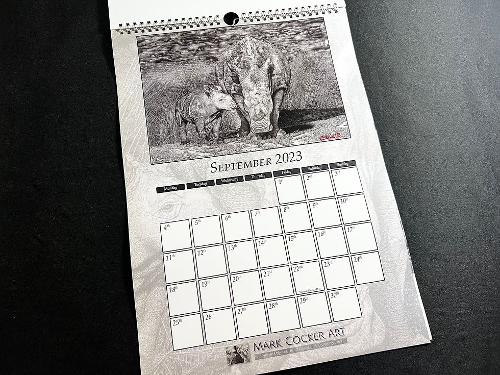 Thumbnail: Mark Cocker Art Calendar 2023