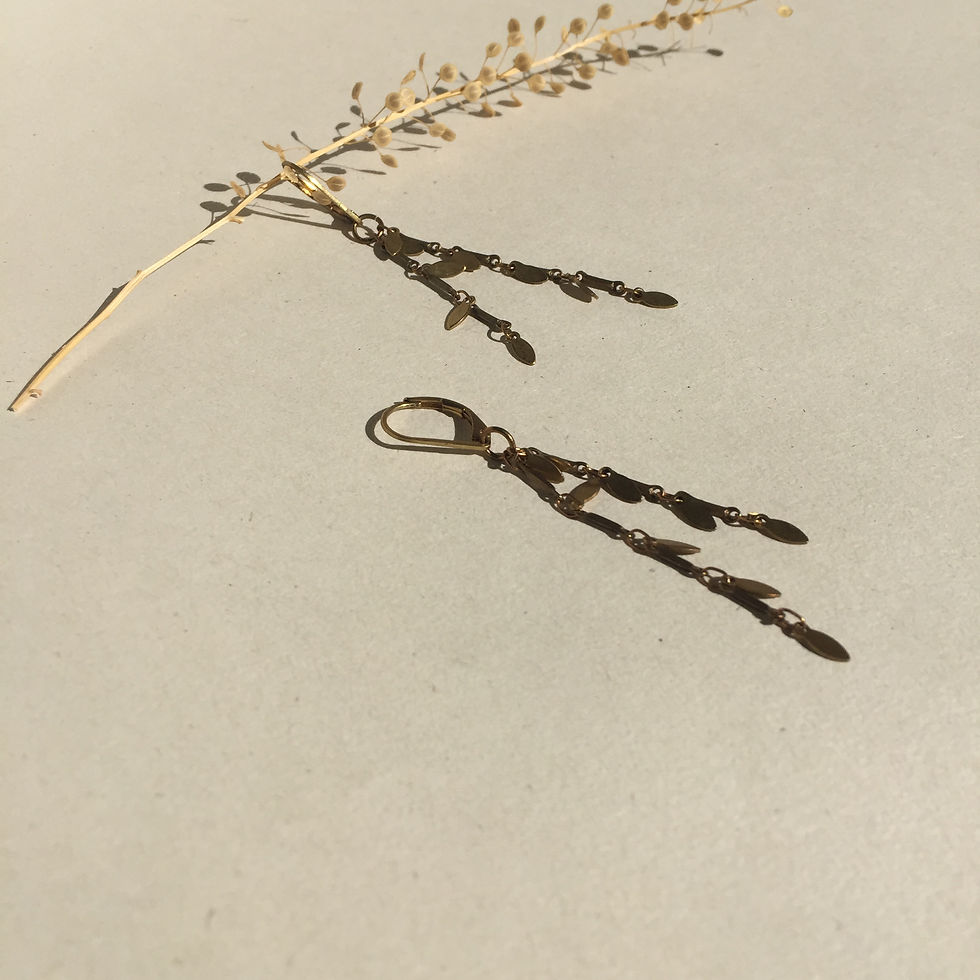 Boucles d'oreilles "épis"