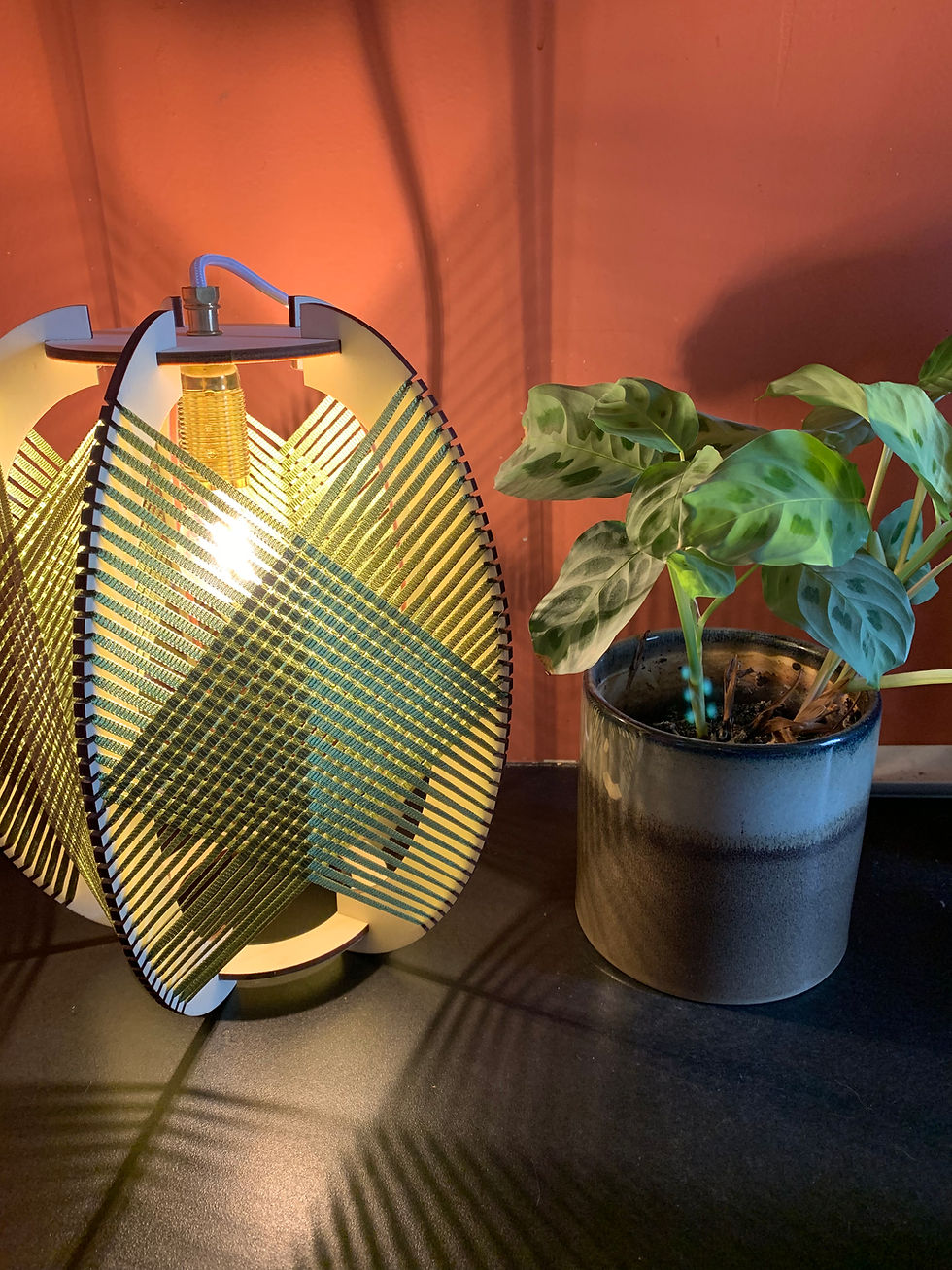 Miniature : Lampe "Copenhague" couleur chêne clair