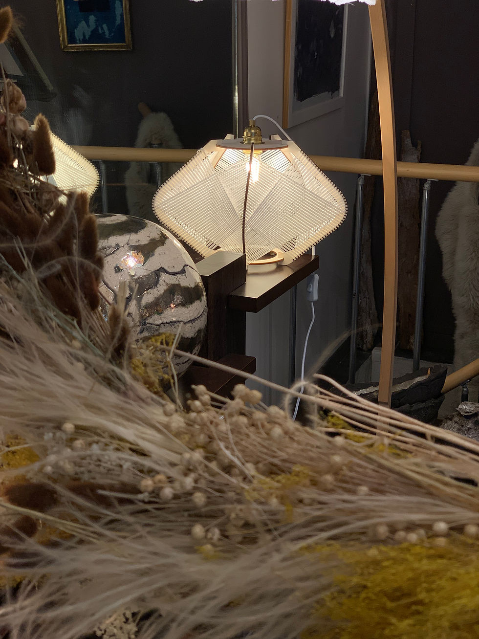 Miniature : Lampe "Oslo" couleur chêne clair