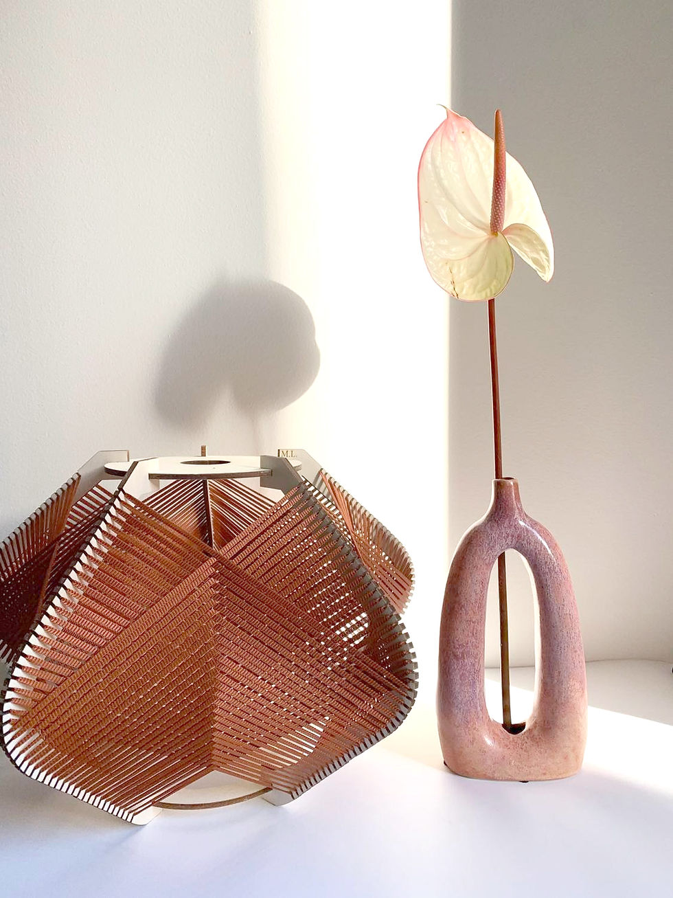 Miniature : Lampe "Oslo" couleur chêne clair