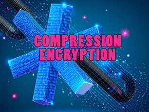 Compression and Encryption - How does it look in binary?