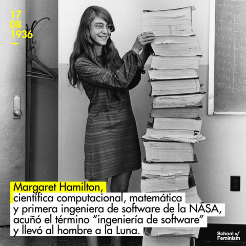 Margaret Hamilton, primera ingeniera de software de la NASA, llevó al hombre a la Luna.