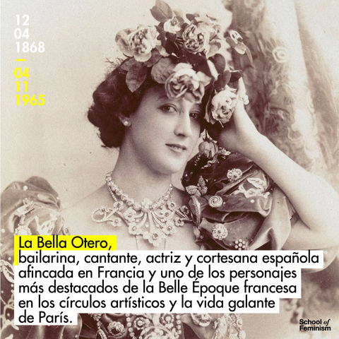 La Bella Otero, bailarina, cantante, actriz, icono de la Belle Époque.