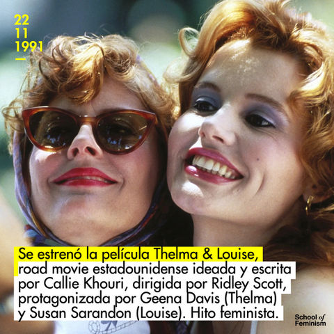 Se estrenó la película Thelma y Louise.