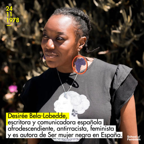 Desirée Bela-Lobedde, escritora y comunicadora española afrodescendiente, antirracista, y feminista.