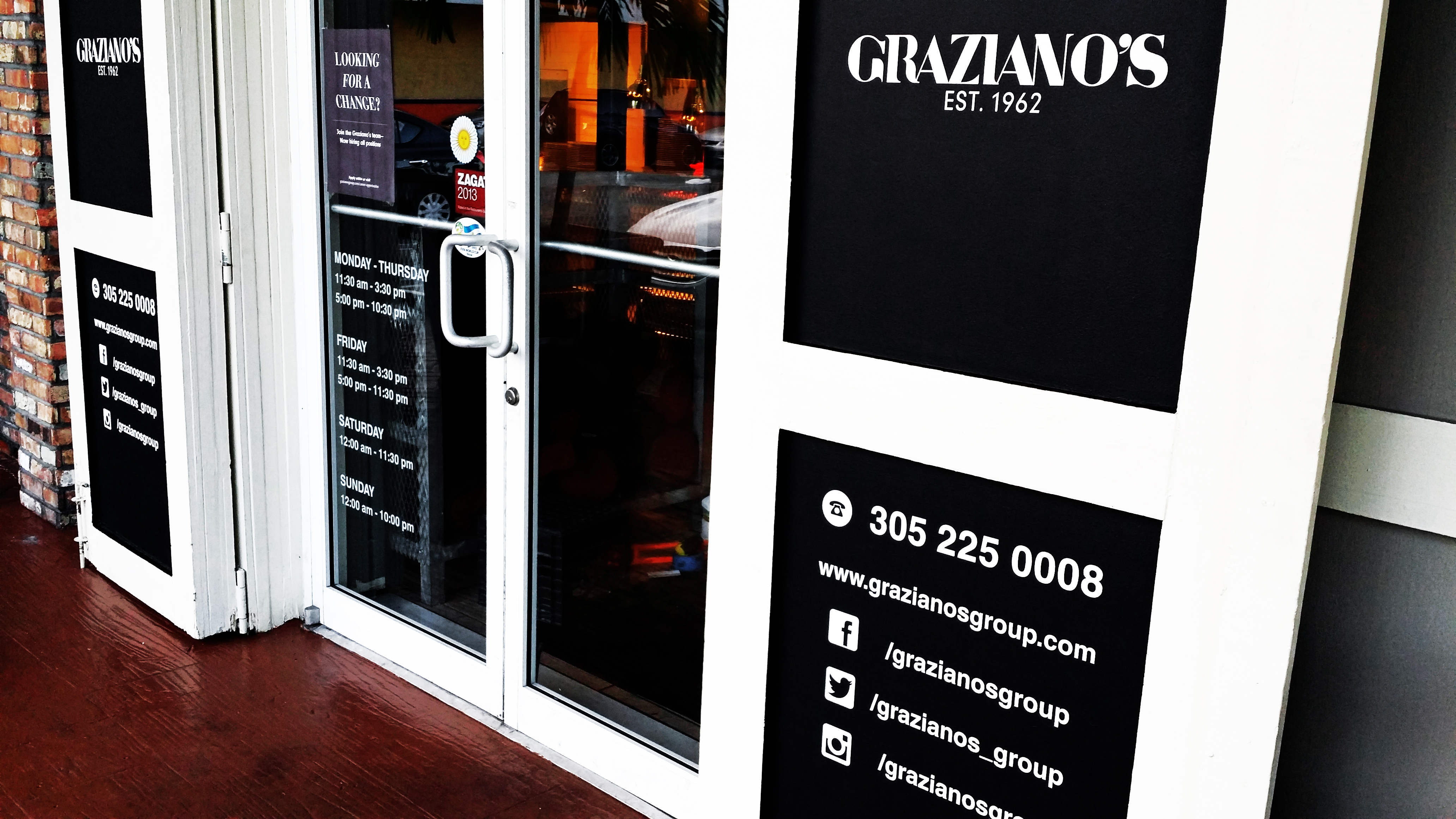 Graziano's Restaurant, Miami Fl