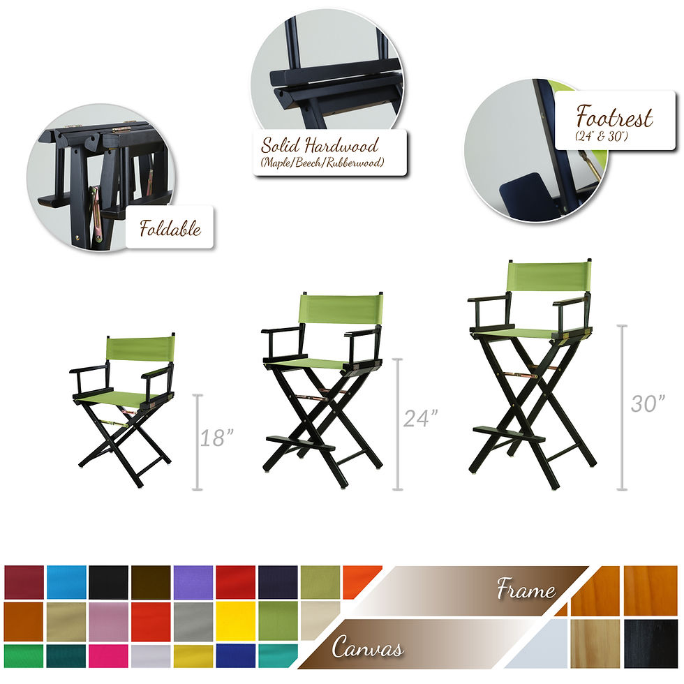Thumbnail: 30" Director's Chair Natural Frame