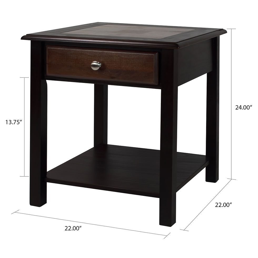 Thumbnail: Nassau End Table with American Walnut Top