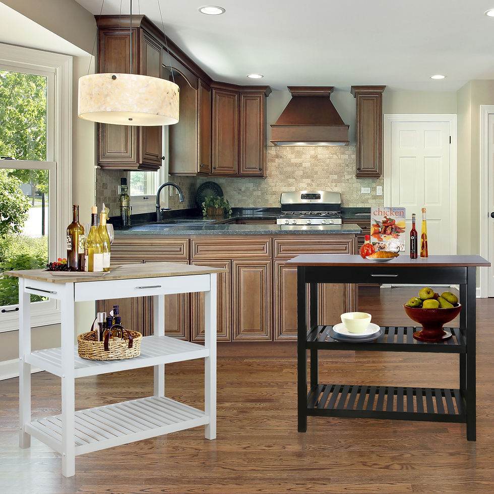 Thumbnail: Kitchen Island with Solid Wood