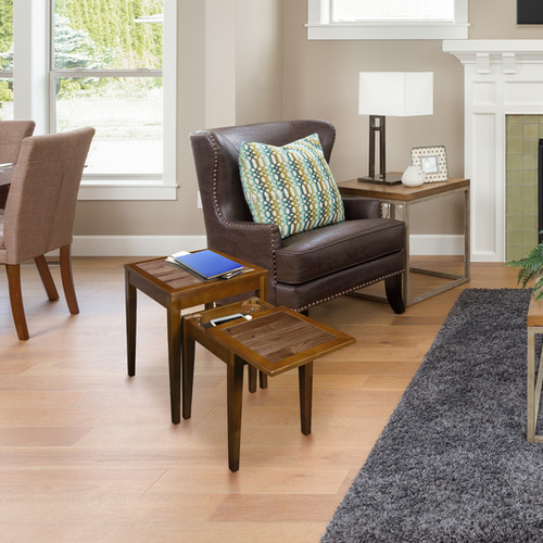 Lincoln Nesting End Tables with Concealed Compartment, Solid