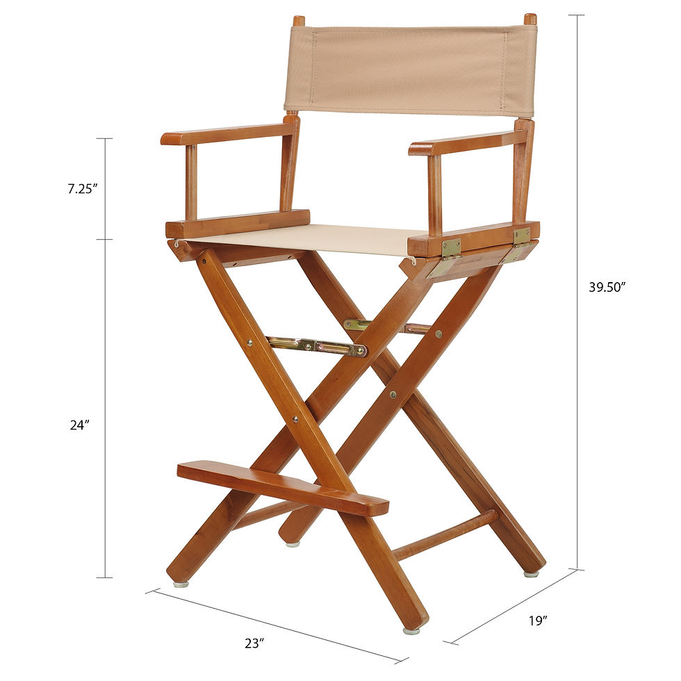 Thumbnail: 24" Director's Chair Honey Oak Frame