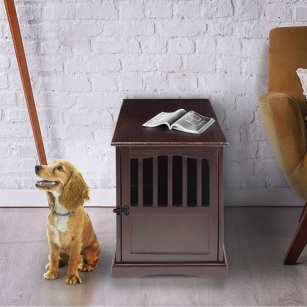 Thumbnail: Medium Pet Crate End Table