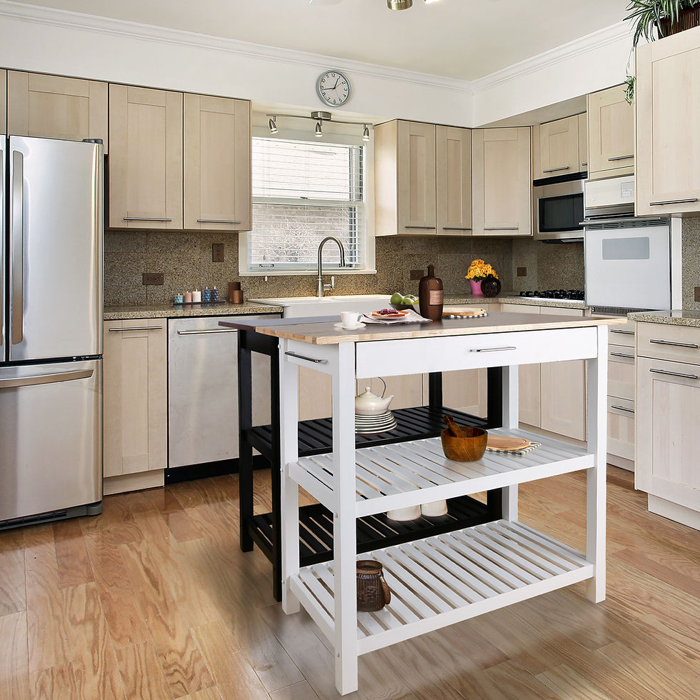 Thumbnail: Kitchen Island with Solid Wood