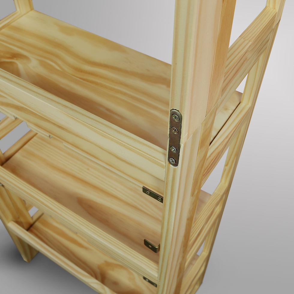 Thumbnail: 3-Shelf Folding Student Bookcase 20.75" Wide