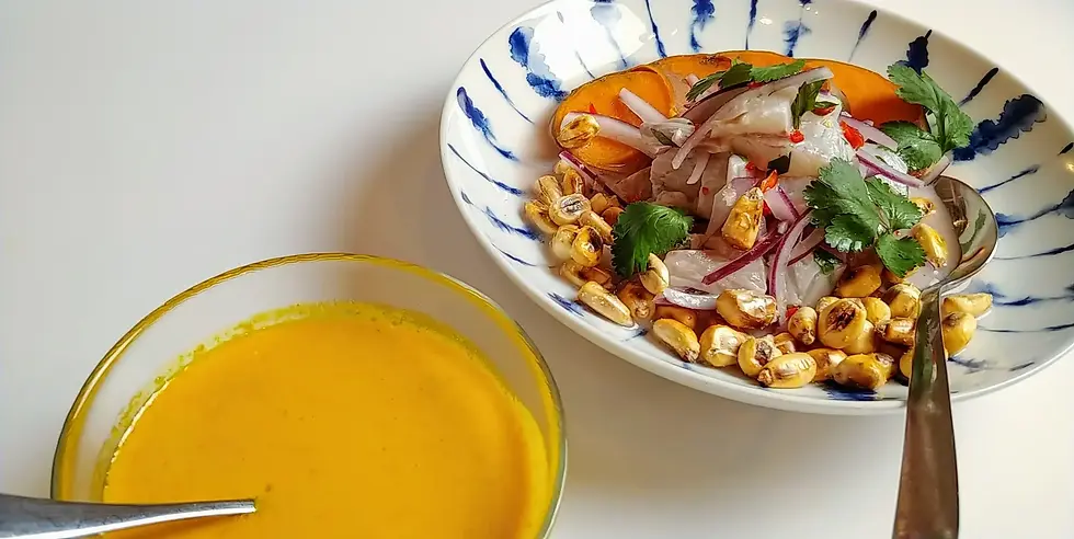 White tuna ceviche with ThinkOFood