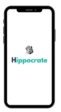 Mockup de l'application Hipopocrate