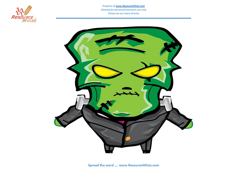 Thumbnail: Halloween Colourful cut outs