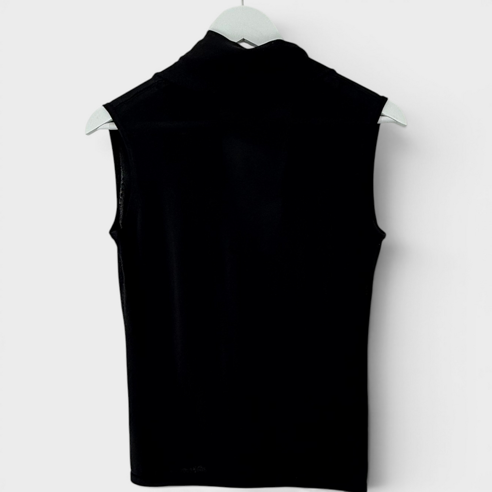 Thumbnail: Reiss Black V-Neck Shell Top Womens Size XS