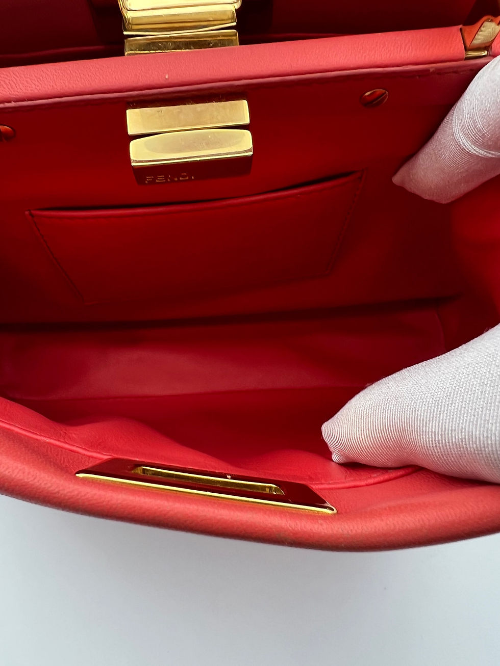 Thumbnail: Fendi Peekaboo Mini Iconic Coral