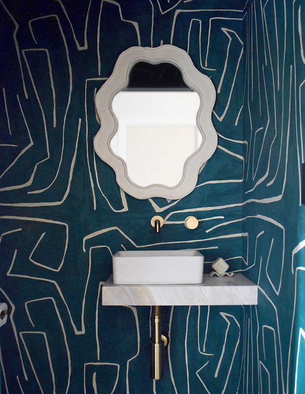 Powder Room Tones & Co Hawke's Bay Interior Designer