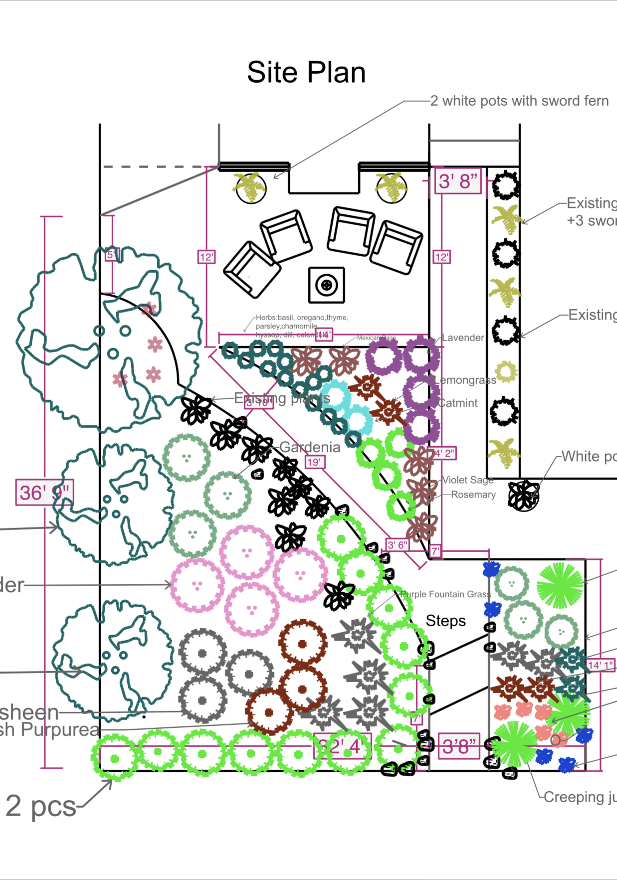 Landscape Design Plan, Huntington Beach