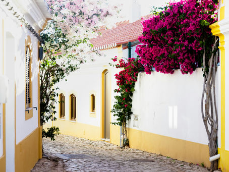 Cobbled streets of Ferragudo