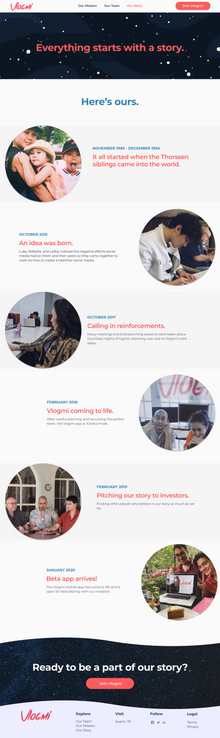 Our Story Redesign 2