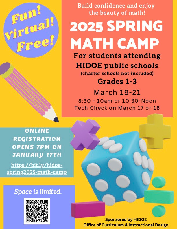 Classical Math Camp Virtual Spring Math Camp sign up