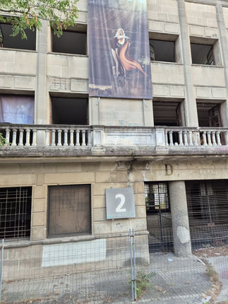 An abandoned building in Lleida, Spain