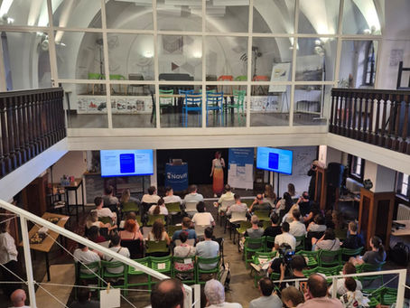 The interior of the Impact Hub Belgrade