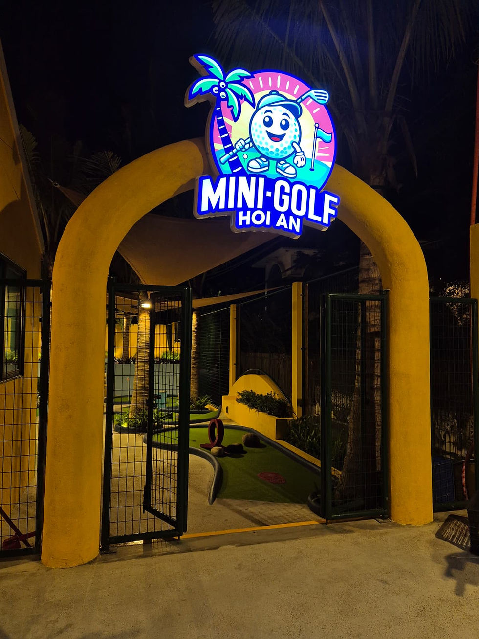 The entrance of Mini Golf Hoi An