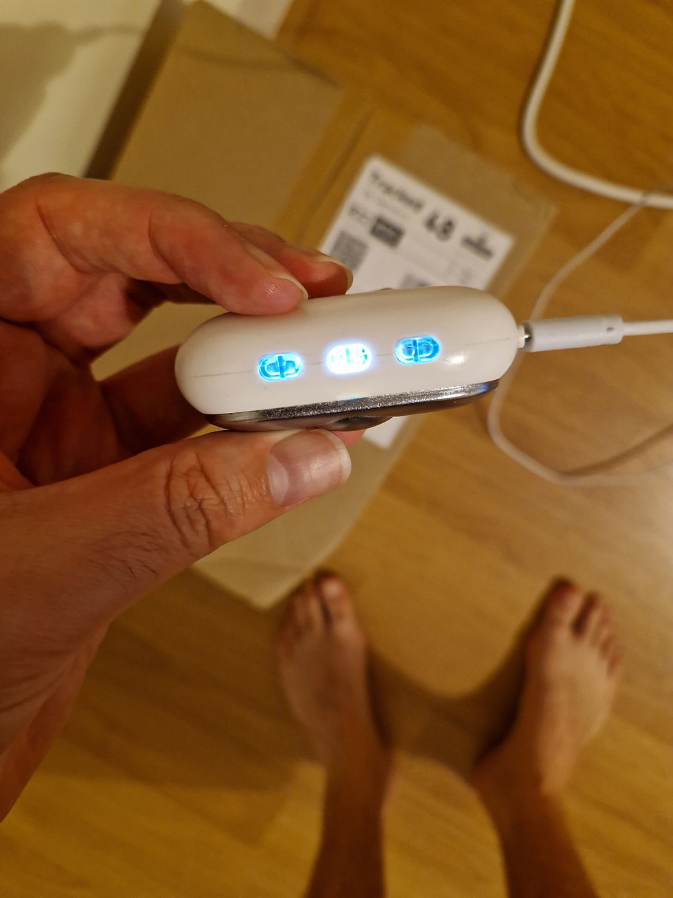 A fully charged CalmCarry device