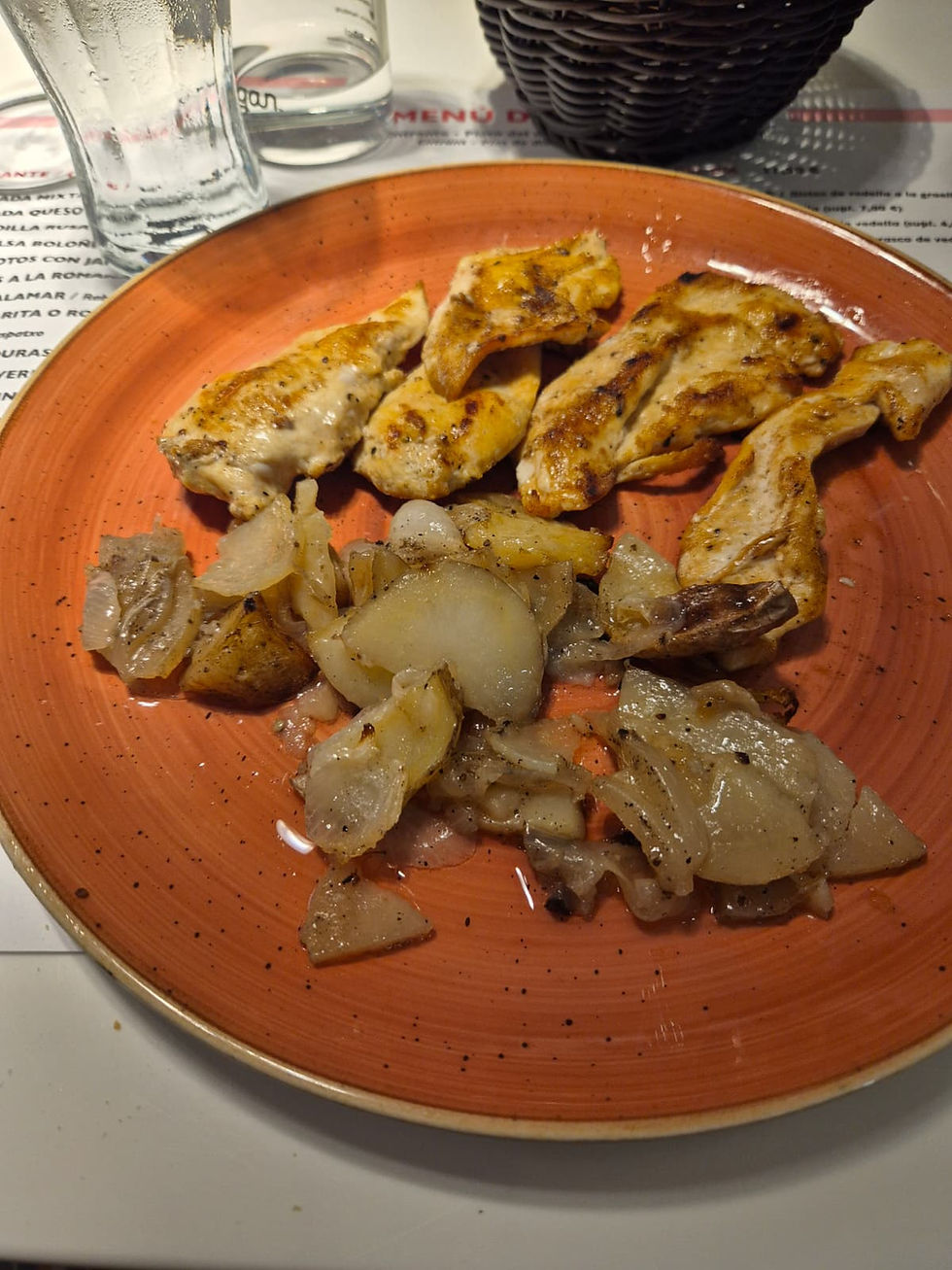 A main course at the Ibis Lleida Hotel