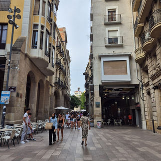 A street in Lleida, Spain