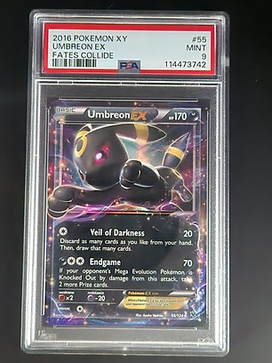 UMBREON EX 55/124 (GRADE 9)