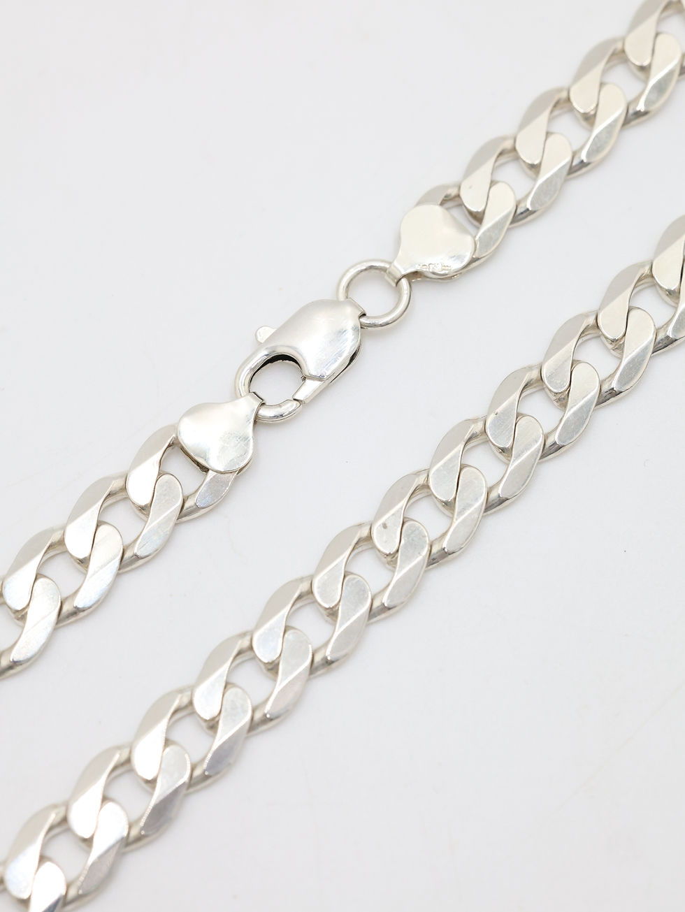 Sterling Silver 925 Curb Link Chain 22"
