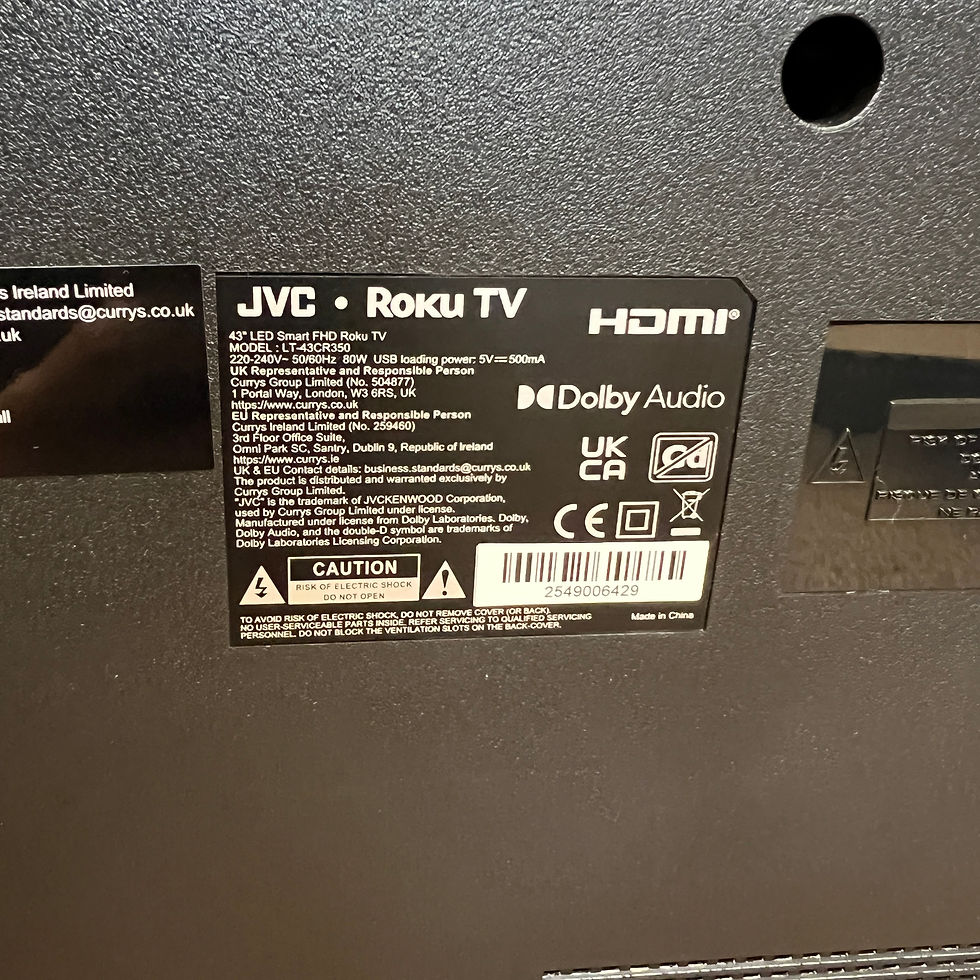 Thumbnail: JVC FHD HDR LED Roku Smart TV - Boxed