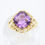 Thumbnail: 9ct Yellow Gold Amethyst Statement Ring